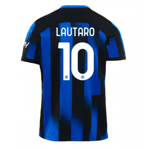 Maillot de foot Inter Milan Lautaro Martinez #10 Domicile 2023-24 Manches Courte